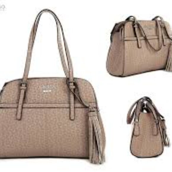 Guess Logo Satchel Bag - Picture 1 of 13